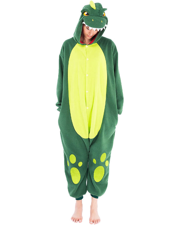 Green Dinosaur Adult Costume