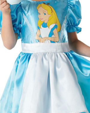 Disney Alice In Wonderland Classic Girls Costume