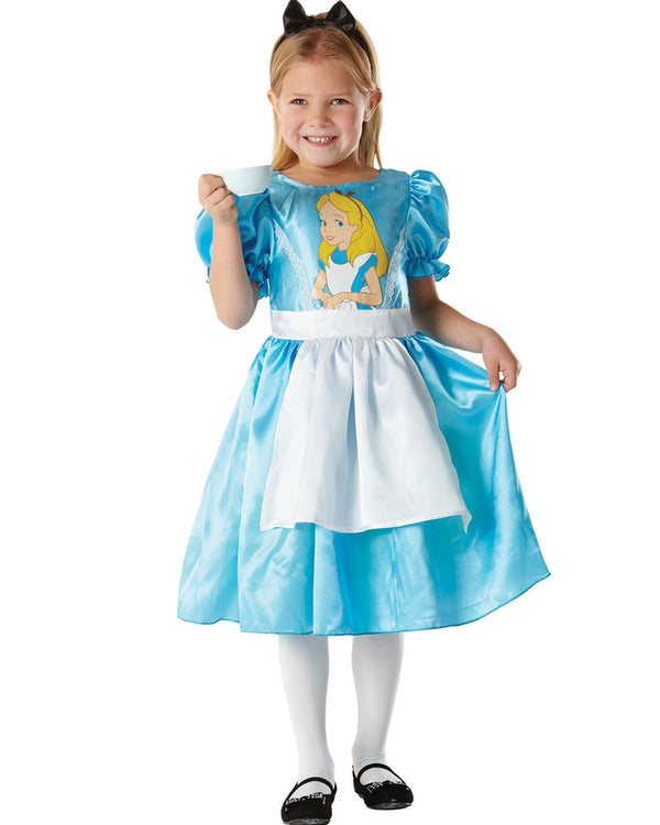 Disney Alice In Wonderland Classic Girls Costume