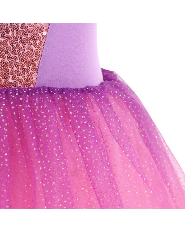 Disney Princess Rapunzel Romantic Tutu Dress Girls Costume