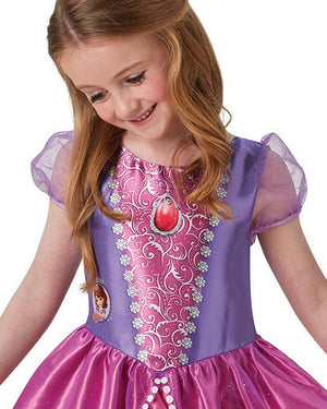 Disney Sofia Classic Pink Dress Girls Costume