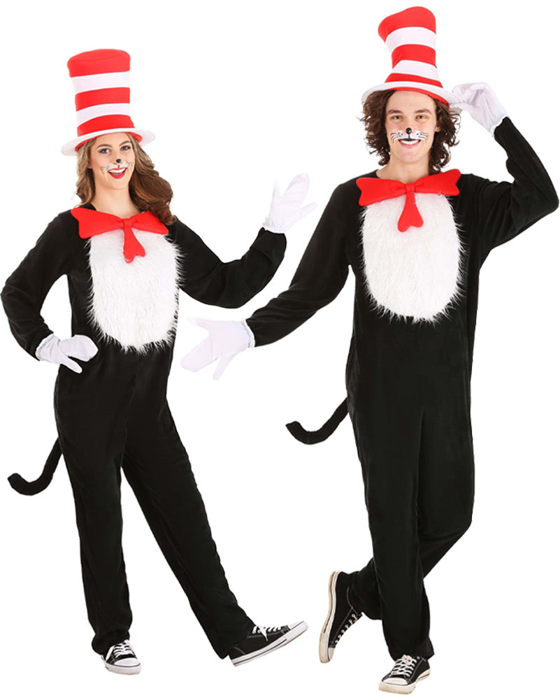 Dr Seuss The Cat in the Hat Deluxe Adult Costume