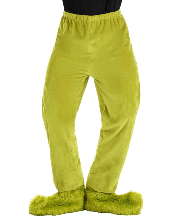 Dr Seuss The Grinch Adult Velboa Pants