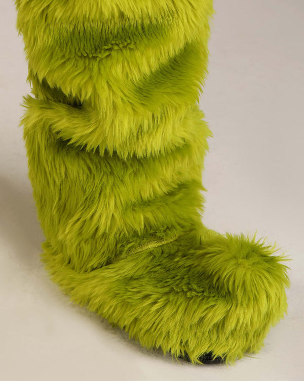 Dr Seuss The Grinch Santa Open Face Adult Christmas Costume