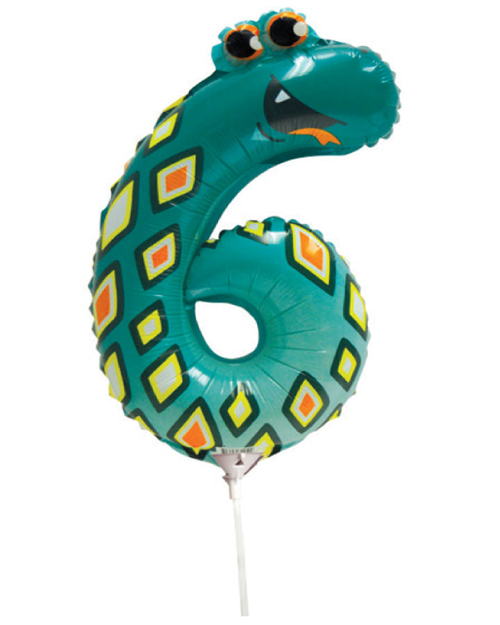 Number 6 Animal Balloon