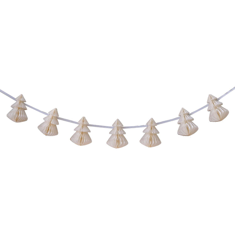 Nordic Noel Honeycomb Tree Christmas Garland 2m