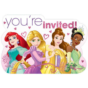 Disney Princess Dream Big Postcard Invitations Pack of 8