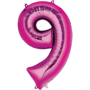 SuperShape Pink Numeral 9.  L34