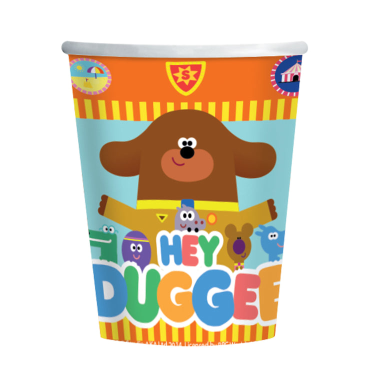 Hey Duggee Paper Cups 250ml Pack of 8