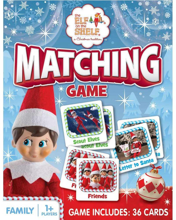 Elf On The Shelf Matching Game