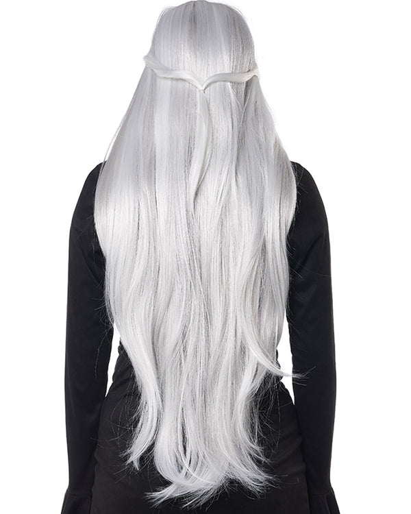 Extra Long Cosplay White Wig