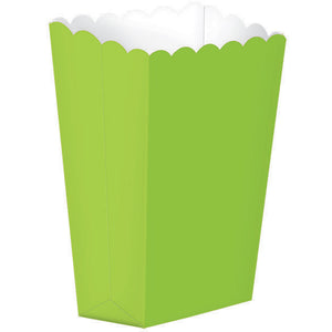 Popcorn Favor Boxes Small Kiwi Pack of 5