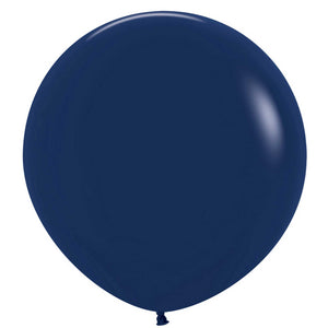 Sempertex 60cm Fashion Navy Blue Latex Balloons 044, 3PK Pack of 3