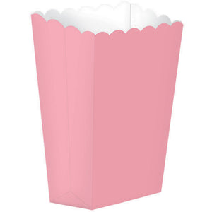 Popcorn Favor Boxes Small New Pink Pack of 5