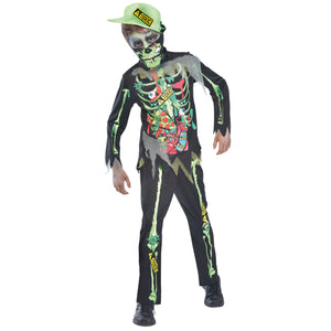 Toxic Zombie Boys Costume 8-10 Years