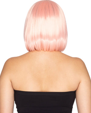 Fashion Deluxe Fairy Floss Pink Bob Wig