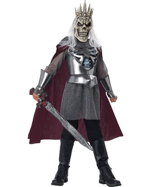 Fearsome Skeleton King Deluxe Boys Costume