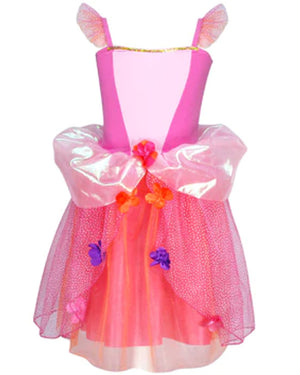 Flower Fairy Pink Girls Costume