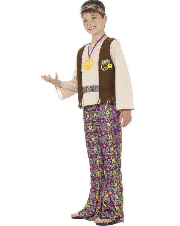 60s Flower Hippie Boys Costume