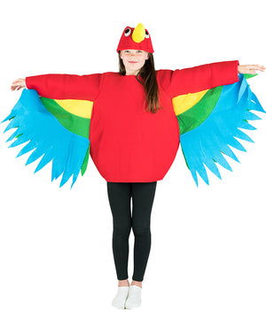 Foam Parrot Kids Costume