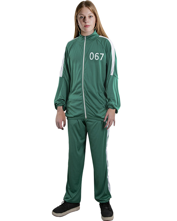 Game Show Tracksuit Green Tracksuit Womens Costume