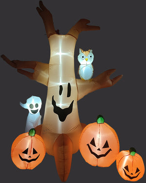 Ghost Family Tree Lawn Inflatable 2.4m