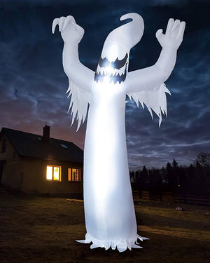 Giant Scary Ghost Lawn Inflatable 3.7m