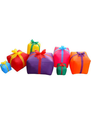 Gift Boxes Christmas Lawn Inflatable 1.8m (US Plug)