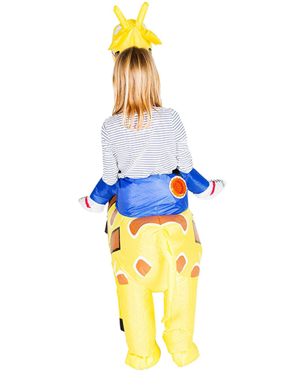 Giraffe Ride On Inflatable Kids Costume