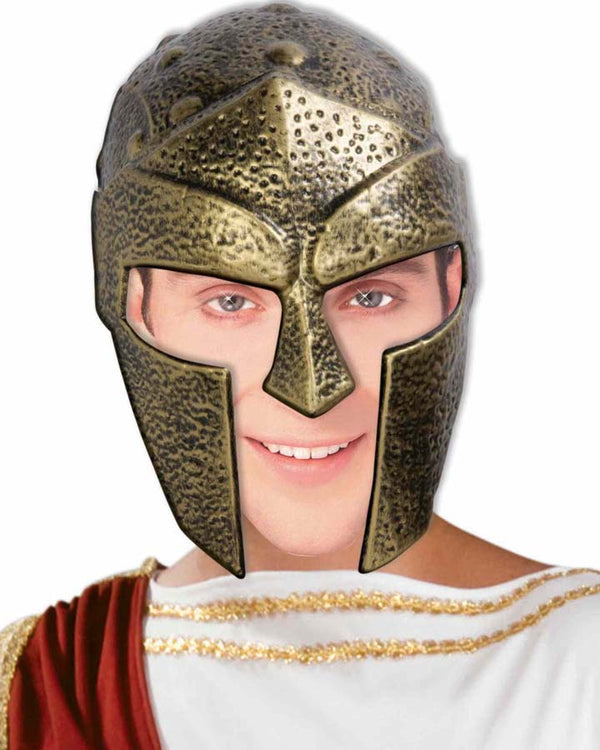 Gold Gladiator Helmet Mask