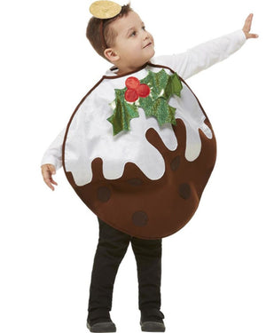 Glitter Christmas Pudding Kids Costume