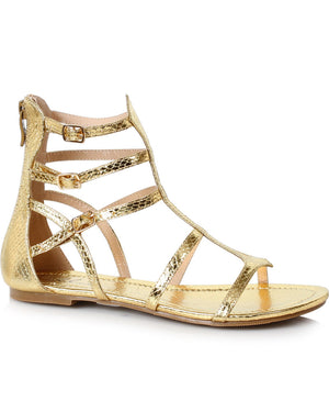 Gold Athena Roman Womens Shoes