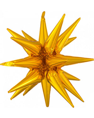 Gold Large Magic Star Supershape Multi Balloon