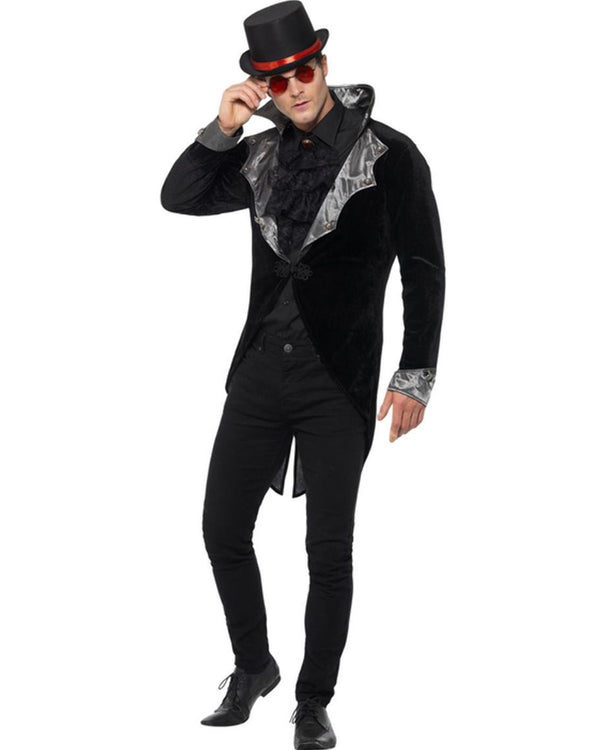 Gothic Vampire Jacket Mens Costume