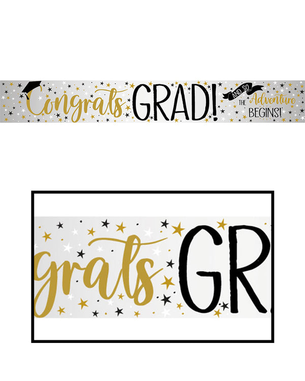 Graduation Foil Banner 2.7m