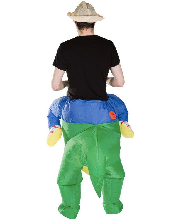 Green Dinosaur Inflatable Adult Costume