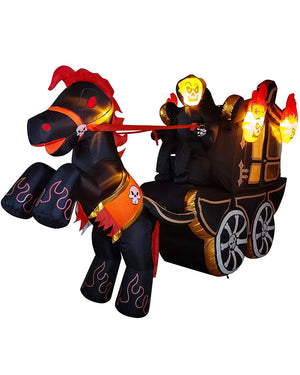 Halloween Carriage Lawn Inflatable 3.6m