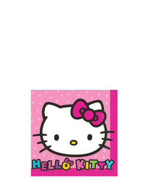 Hello Kitty Rainbow Beverage Napkins Pack of 16