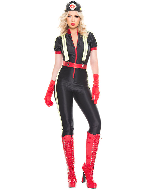 Hottest Firefighter Womens Costume