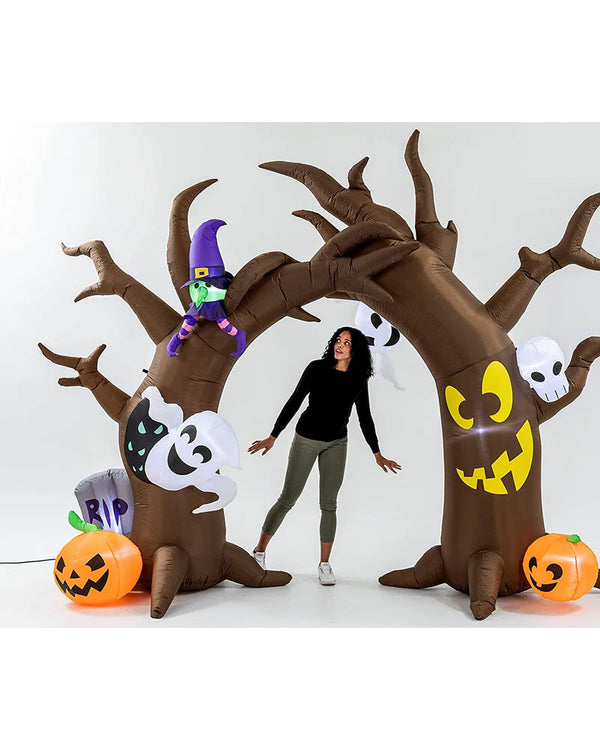 Jumbo Spooky Tree Arch Lawn Inflatable 3m