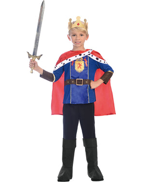 King Top Cape and Crown Set