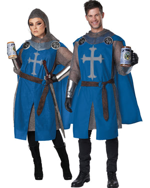 Knights Blue SurCostume Coat Adult Costume