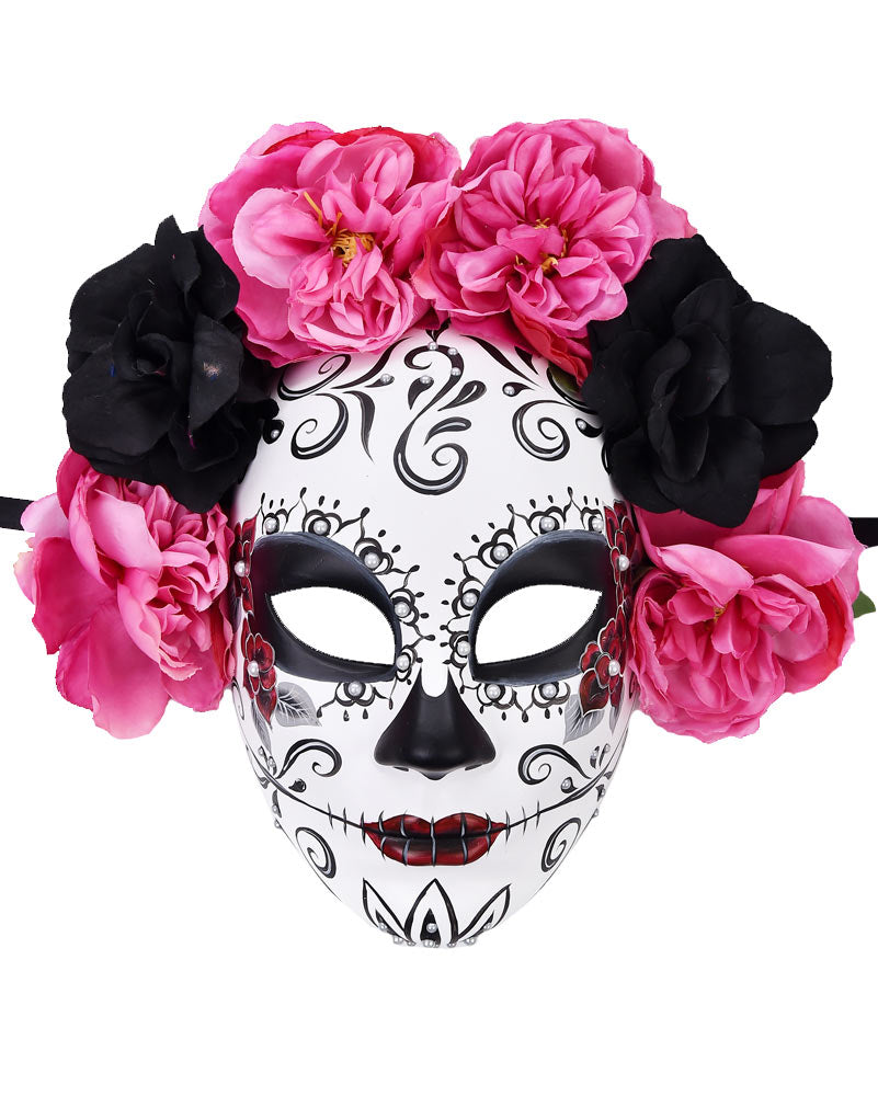 Lili Day Of The Dead Halloween Half Mask