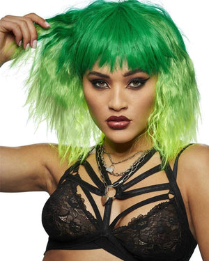 Trash Goddess Green Wig