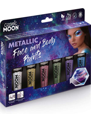 Metallic Face and Body Paint Boxset