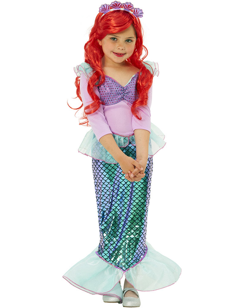 Metallic Mermaid Kids Costume