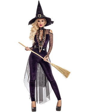 Midnight Violet Witch Womens Costume