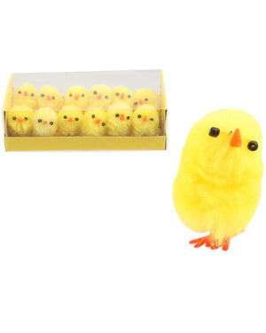 Mini Easter Chicks 3.5cm Pack of 12