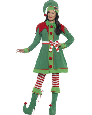 Miss Elf Deluxe Womens Christmas Costume