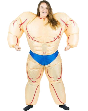 Muscleman Inflatable Adult Costume